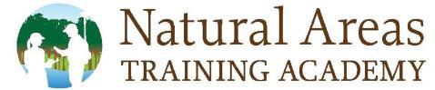 Logo for Natural Areas Training Academy