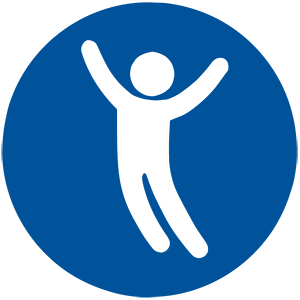 Person jumping