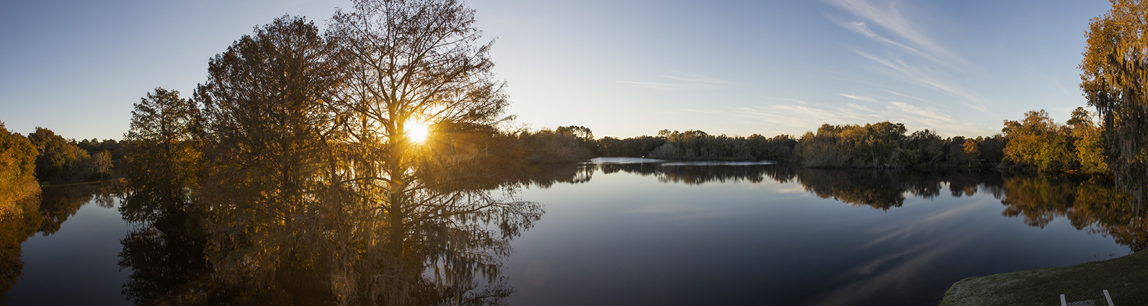 Sunrise at Lake Alice
